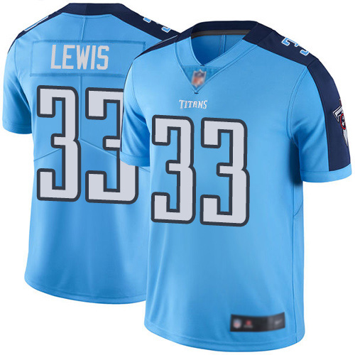 Tennessee Titans Limited Light Blue Men Dion Lewis Jersey NFL Football 33 Rush Vapor Untouchable